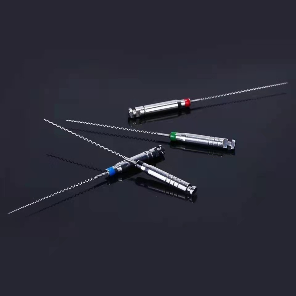 Foreign trade dental delivery needle, screw delivery needle, stainless steel root canal machine, craneless pulp extraction needle, administration needle Specification drawing