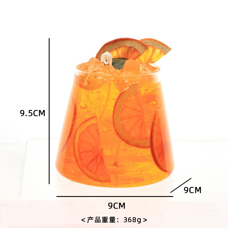 Comercio exterior transfronterizo buenas cosas jugo de naranja verano bebida estilo vela perfumada acompañante mano regalo fuente venta directa de fábrica al por mayor Item Picture