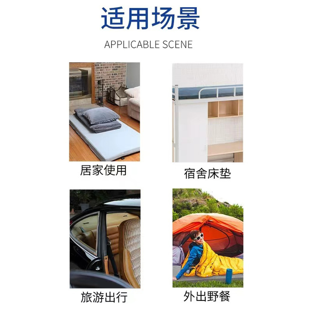 Outdoor travel sponge mattress, portable lawn camping outdoor sponge mattress, Velcro can be spliced details Picture