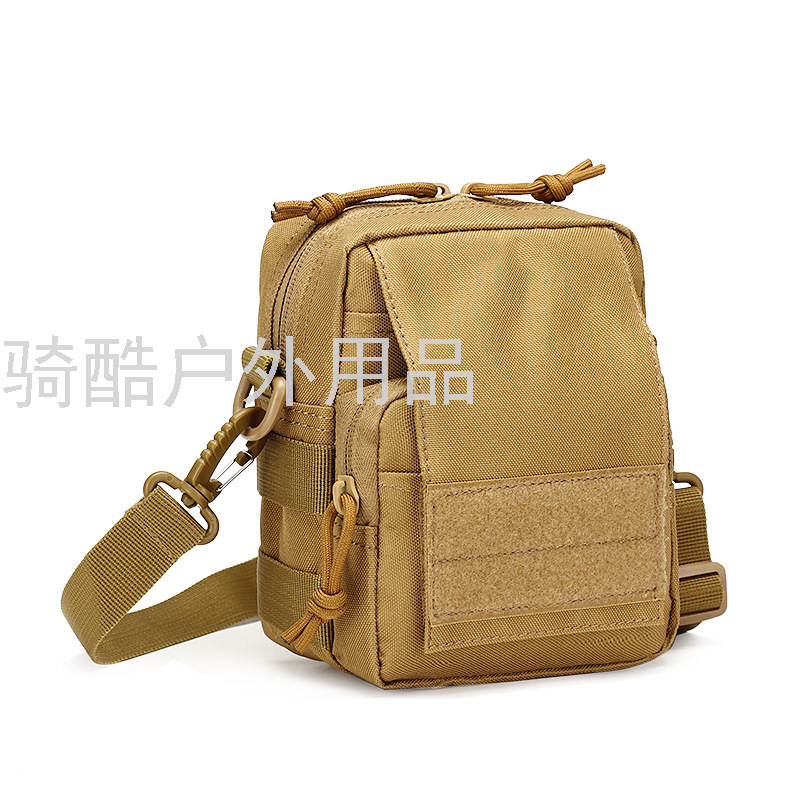 户外运动单肩小挂包休闲款 新款现货男军迷彩腰包登山出游斜挎包产品图