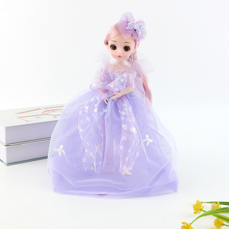 30 cm wedding dress dress-up doll large gift box set, girl princess play house toys, birthday gifts, training institution gifts details Picture