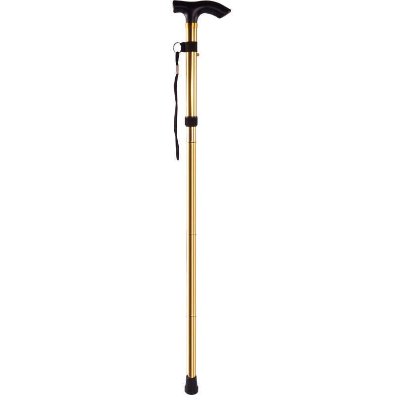 Aluminum alloy folding walking stick, telescopic hiking stick, anti-slip walking stick, elderly walking stick Item Picture