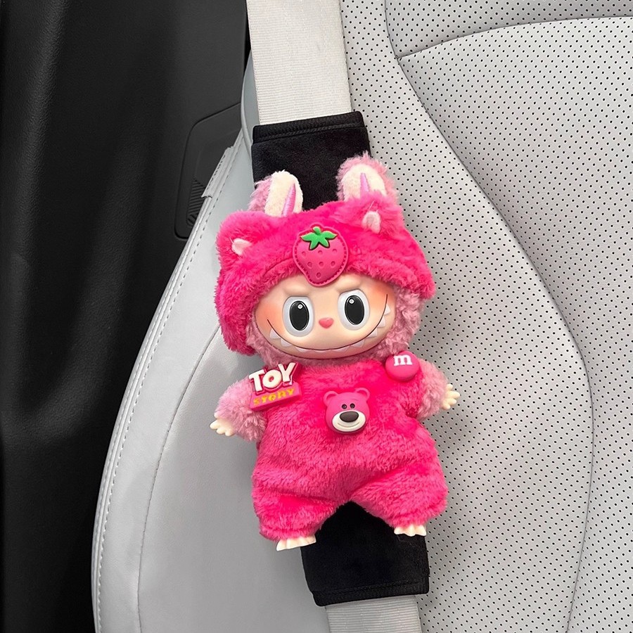 A pair of creative, cute and high-end decorative car seat belt shoulder guards and bubu protective cases for a couple Specification image