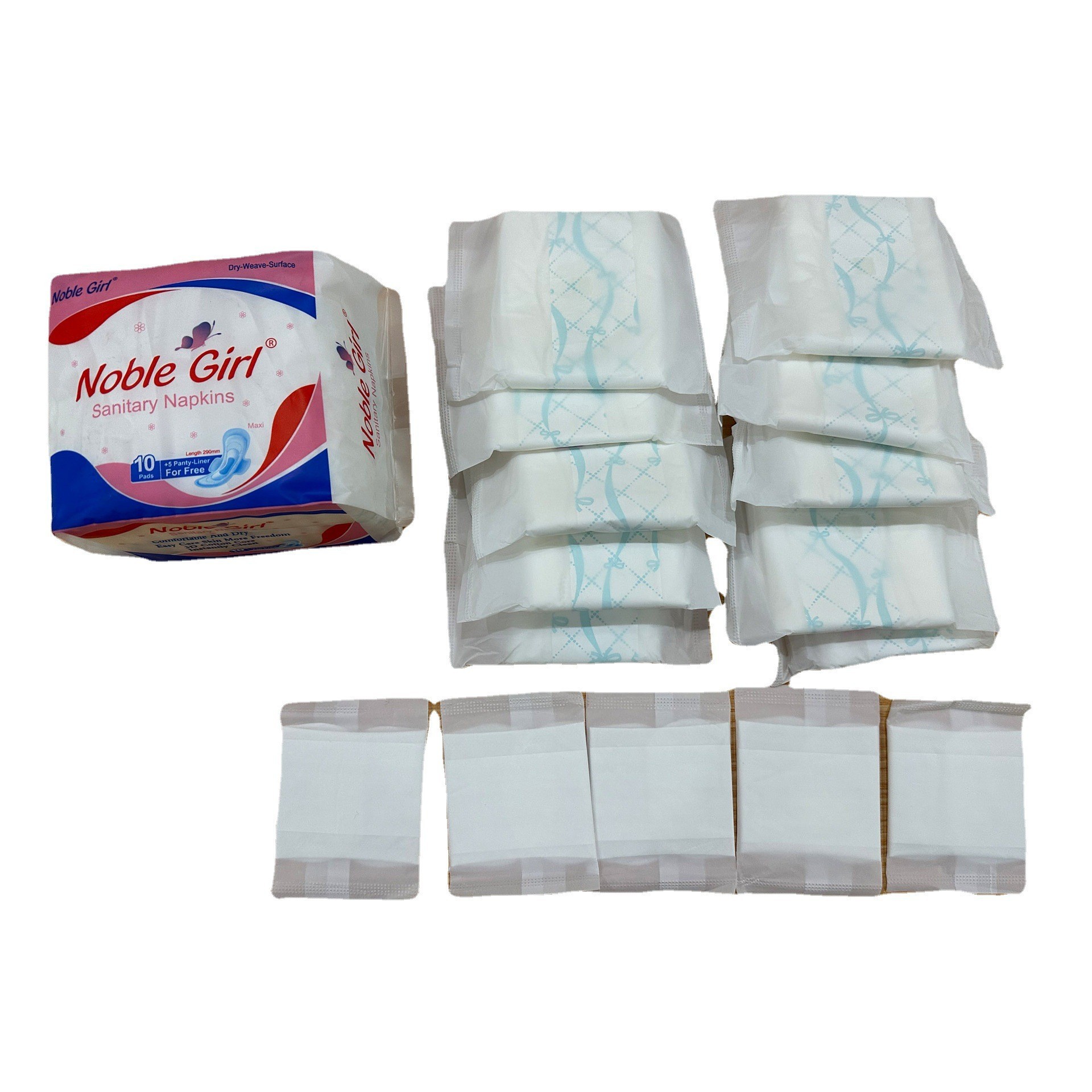 sanitary towels一次性外贸出口卫生巾日用夜用姨妈巾卫生棉