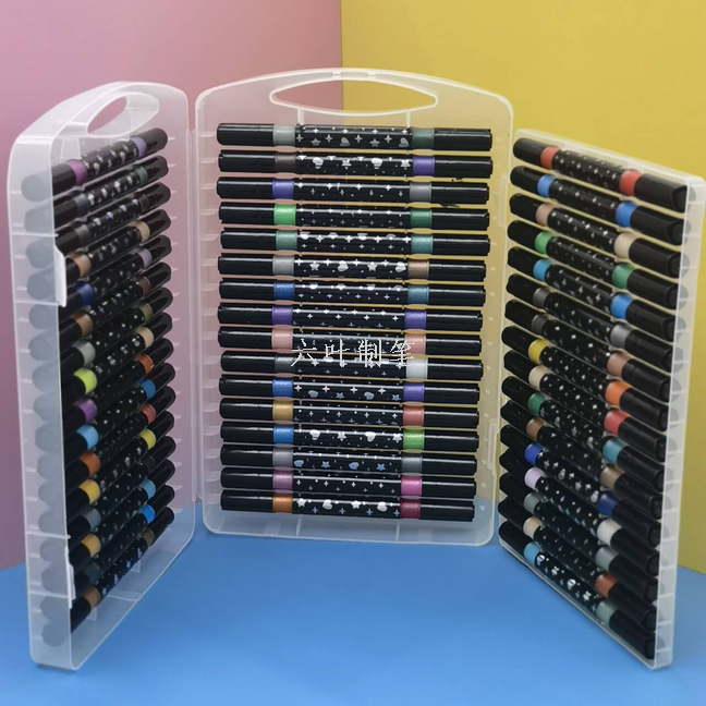 丙烯马克笔双头闪银 涂鸦DIY神器 快干环保