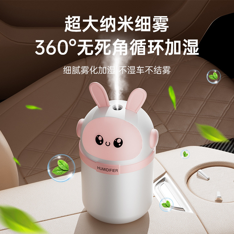 The new Mars Rabbit cartoon aroma diffuser humidifier is a mini, silent and portable aroma diffuser humidifier for home, car and office use details Picture
