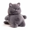 New cross-border plush toy figurines, white cat dolls, cute and soft cat cushions, birthday Specification image