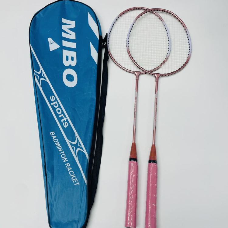 厂家直销供应碳素羽毛球拍 金时达户外训练炸火杆羽毛球拍