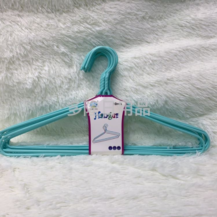 0057 Thickened and thickened clothes hanger, plastic clothes hanger, girls' clothes hanger, dormitory clothes hanger, family clothes hanger Item Picture