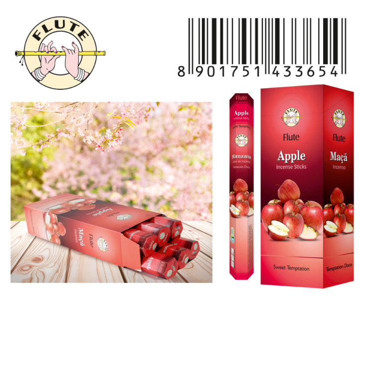 Imported Indian incense, genuine imported aromatherapy incense sticks F0146-Apple.." full figure