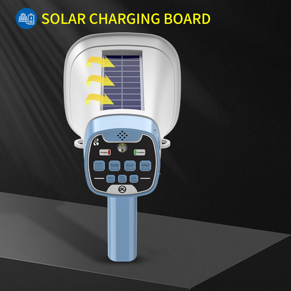 太阳能喊话器无线蓝牙户外录音喇叭叫卖器地摊多功能手持扩音器