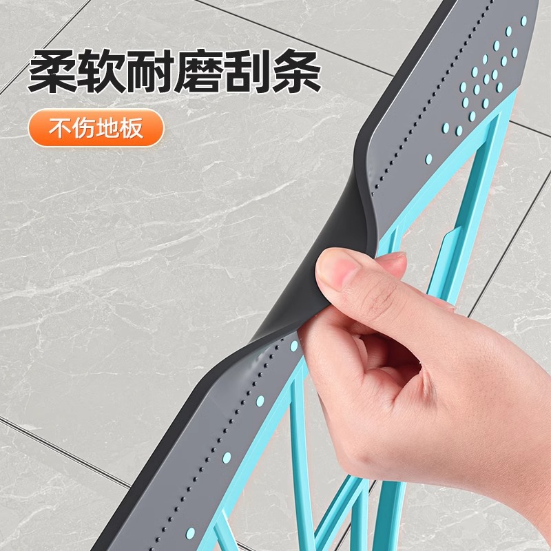 Black technology vacuum cleaner, magic broom, household silicone mop, bathroom non-stick hair broom, broomstick, Korean Specification image