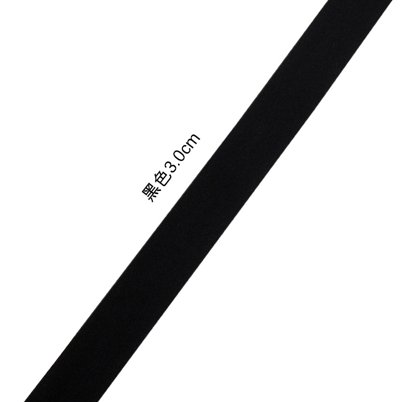 Brushed nylon thickened double-sided wool elastic band webbing, high elasticity waist, hem, headband for kids, skin-friendly and highly elastic Specification image
