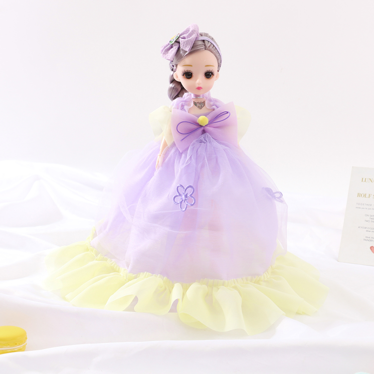 Barbie doll wedding dress, princess set, girl birthday gift, children's toys, doll, single doll wholesale details Picture