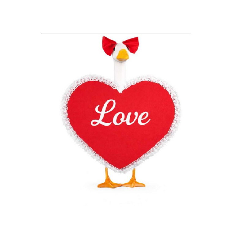 Amazon's new holiday white goose clothing set, porch goose, lawn goose, Christmas holiday decoration Application Scenario