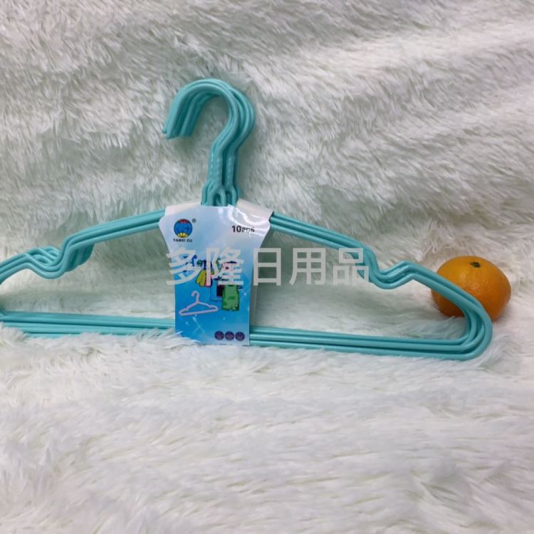 0068 Iron hangers, plastic hangers, dormitory hangers, anti-slip hangers, household hangers Item Picture