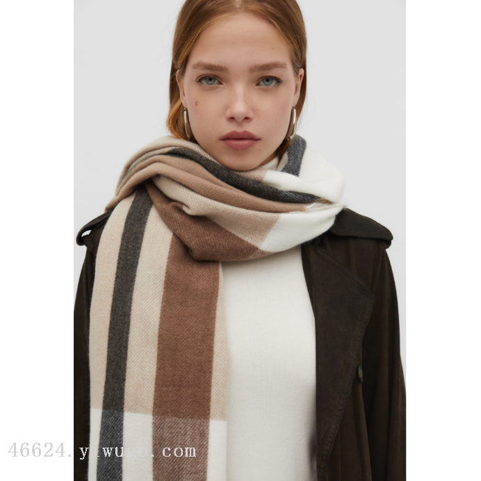 Cross-border scarf wholesale e-commerce live streaming supply chain new style cash on delivery New style 05 checkered series Item Picture