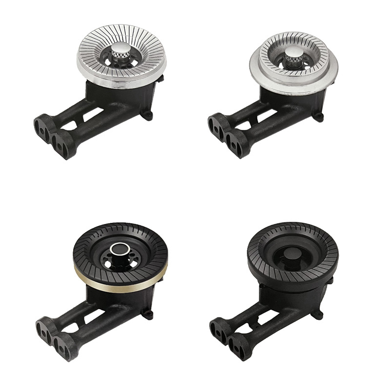 Customized embedded cast iron stove heads, stove head accessories, flame separators, gas stoves, flame stoves, stove head cores details Picture