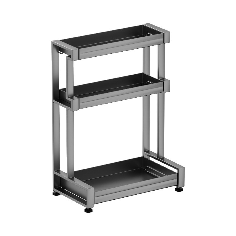 Cross-border thickened multi-functional storage rack, household kitchen countertop seasoning rack, multi-layer storage rack for seasonings and seasoning jars Application Scenario