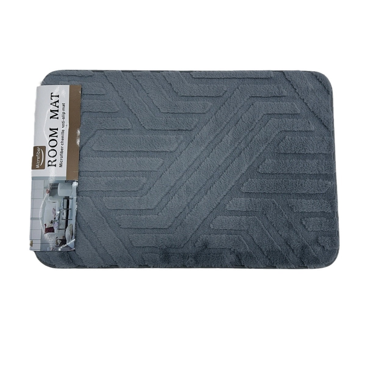 New polyester square washable floor MATS, anti-slip MATS for export, water-absorbing velvet carpets, wholesale of household floor MATS full image