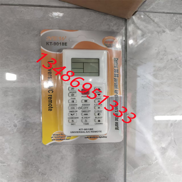 Air conditioner remote control, small household appliance universal remote control, suitable for multiple brands and models, English version universal remote control Application Scenario