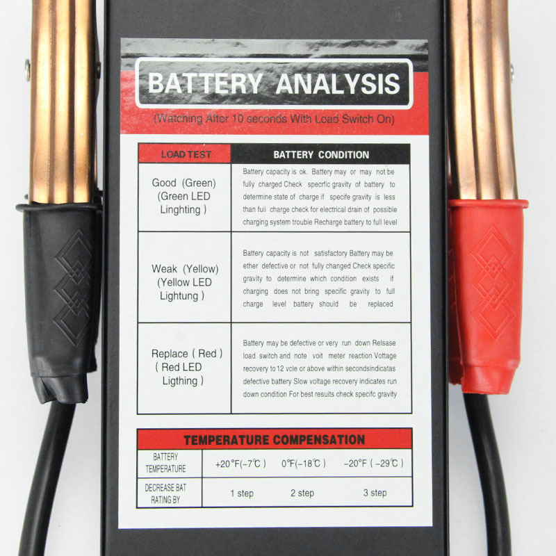 汽车蓄电池测试仪检测电瓶好坏测试蓄电瓶放电叉蓄电瓶测试仪现货细节图