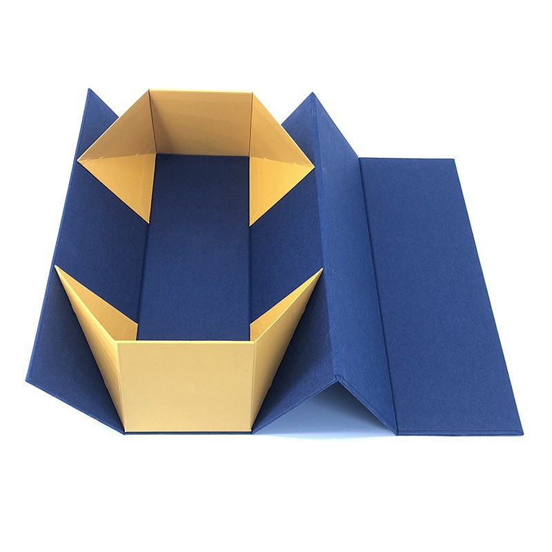 Customized one-piece folding box, gift box, creative empty box, cosmetic packaging, magnetic flip cover box Application Scenario