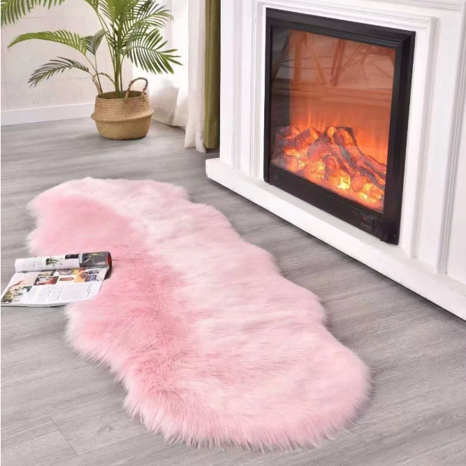 Wool-like carpet for living room, bedroom, home floor MATS, bedside sofa and bay window MATS Specification image