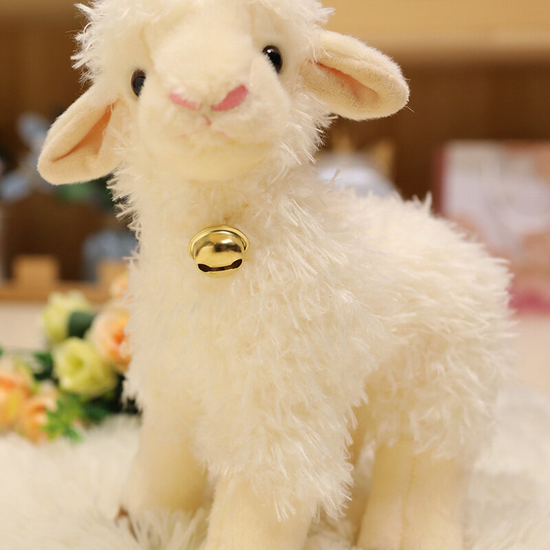 Cross-border foreign trade Nordic cute bell little sheep figurines, children's dolls, plush toys
