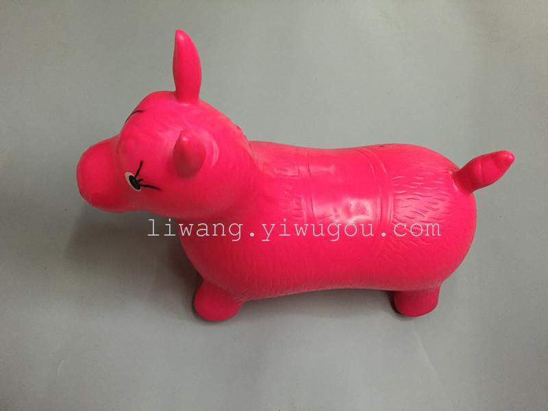 跳跳马充气玩具马加厚儿童宝宝骑骑木马宝宝皮马橡胶运动户外小马 