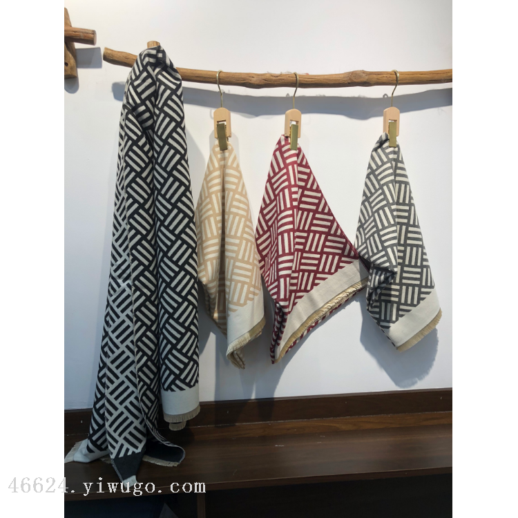 New in-stock cross-border scarves wholesale, e-commerce live streaming supply, high-speed jacquard jacquard Application Scenario