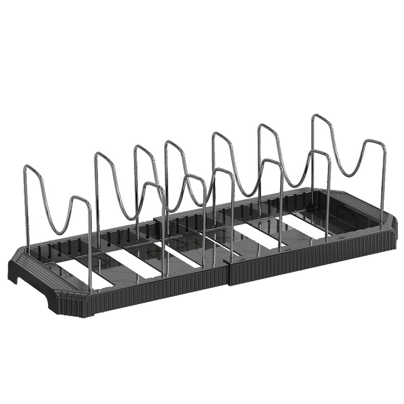 厨房收纳架锅盖碗盘置物架厨房柜子居家收纳用品多层厨房置物架