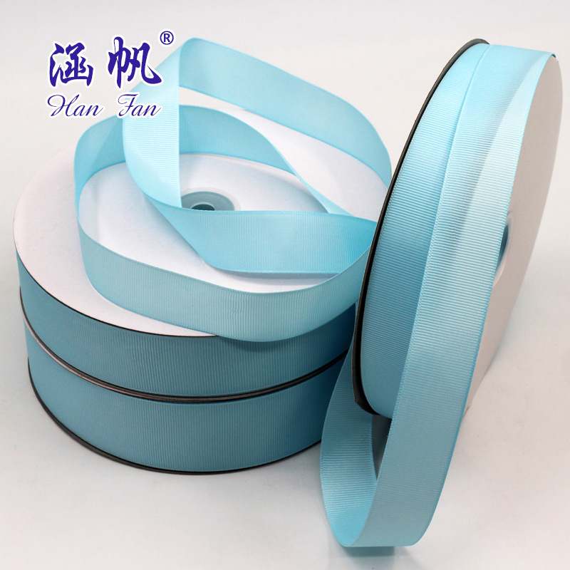 0.6cm-5cm azul claro alta densidad rib tape color ding tape venta directa de fábrica regalo embalaje decoración de la etapa details Picture