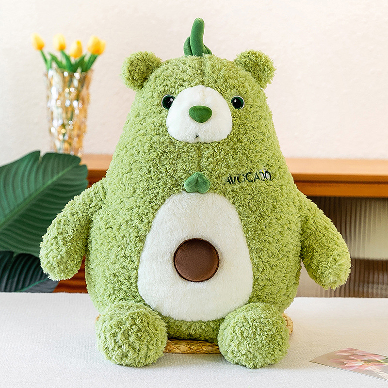 New cute avocado bear plush toy doll for sleeping Item Picture