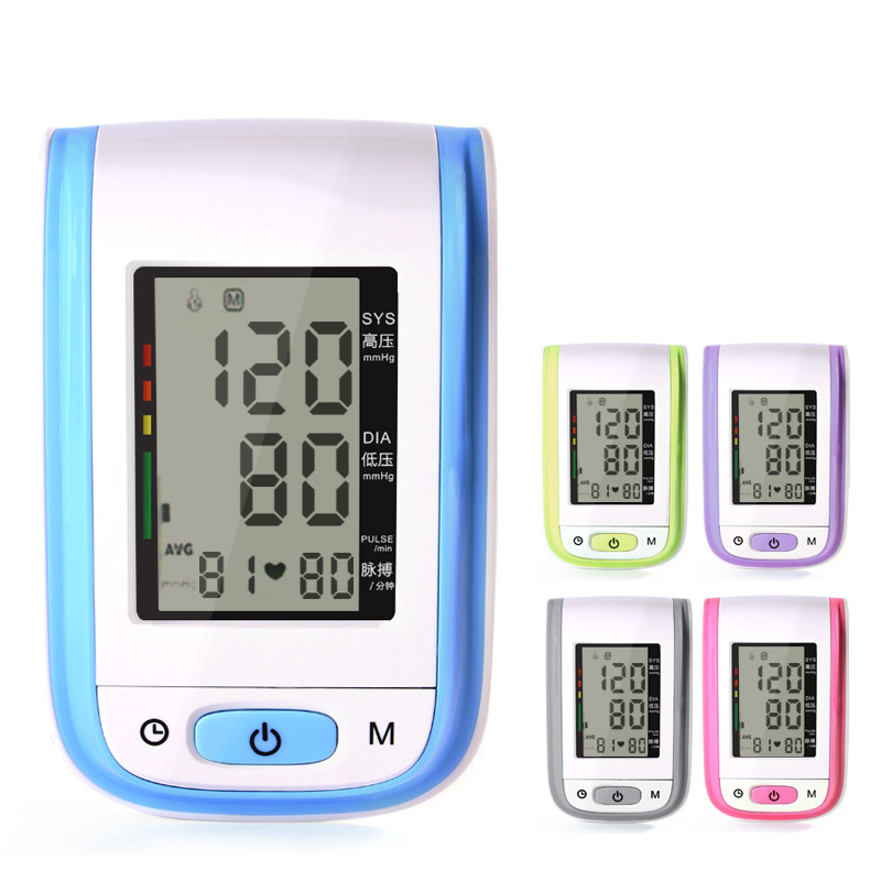 Blood pressure monitor in both Chinese and English, Russian, electronic blood pressure monitor, arm type measuring instrument for measuring blood pressure, home use Application Scenario