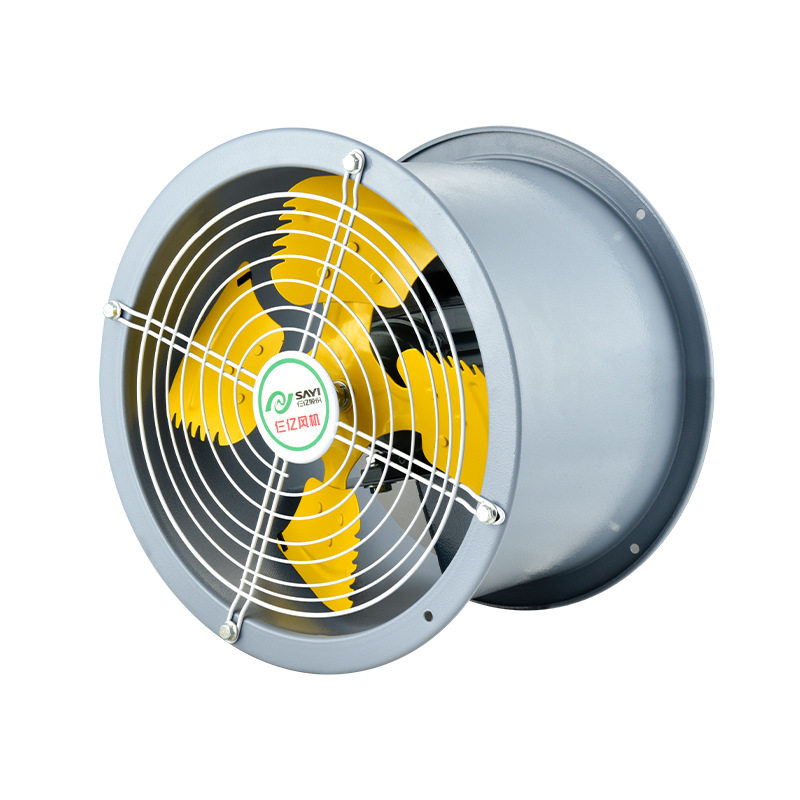 Axial flow fan, 220V duct ventilator, industrial plant exhaust fan, kitchen exhaust fan, powerful suction, 380V Application Scenario