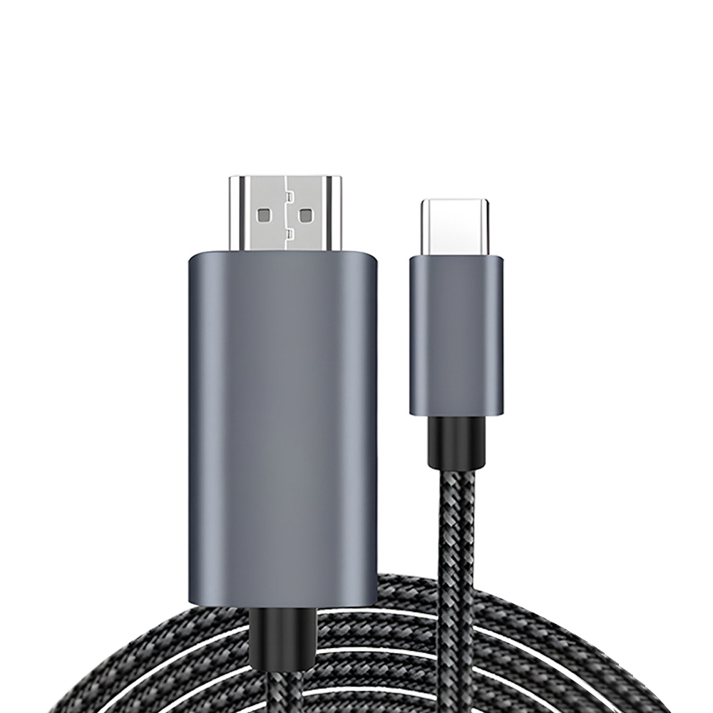 Type-c to hdmi screen projection cable for mobile phones, tablets, computers, Switch game consoles, usb high-definition 4k simultaneous screen conversion cable Item Picture
