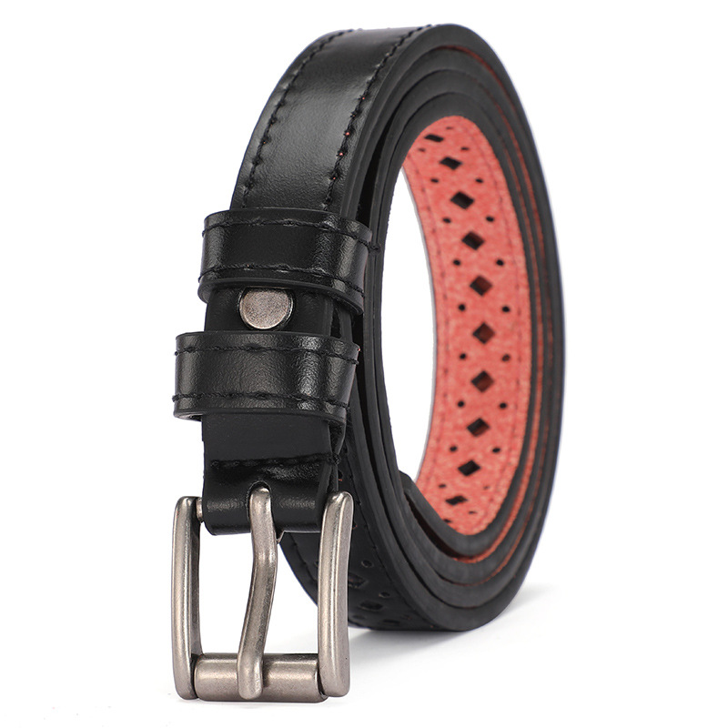 A simple and versatile thin belt with a retro hollowed-out ins style for women, paired with a skirt decoration and jeans strap Application Scenario