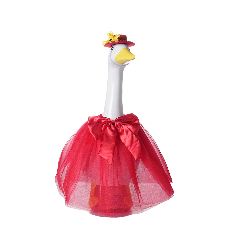 Cross-border new style porch goose clothing, 23-inch goose, Easter and Halloween goose party clothing manufacturer wholesale stock Item Picture