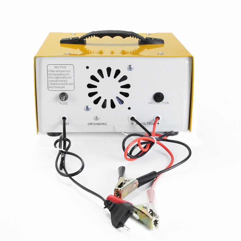 汽车电瓶充电器12v24v自动识别修复充满自停摩托车充电机细节图