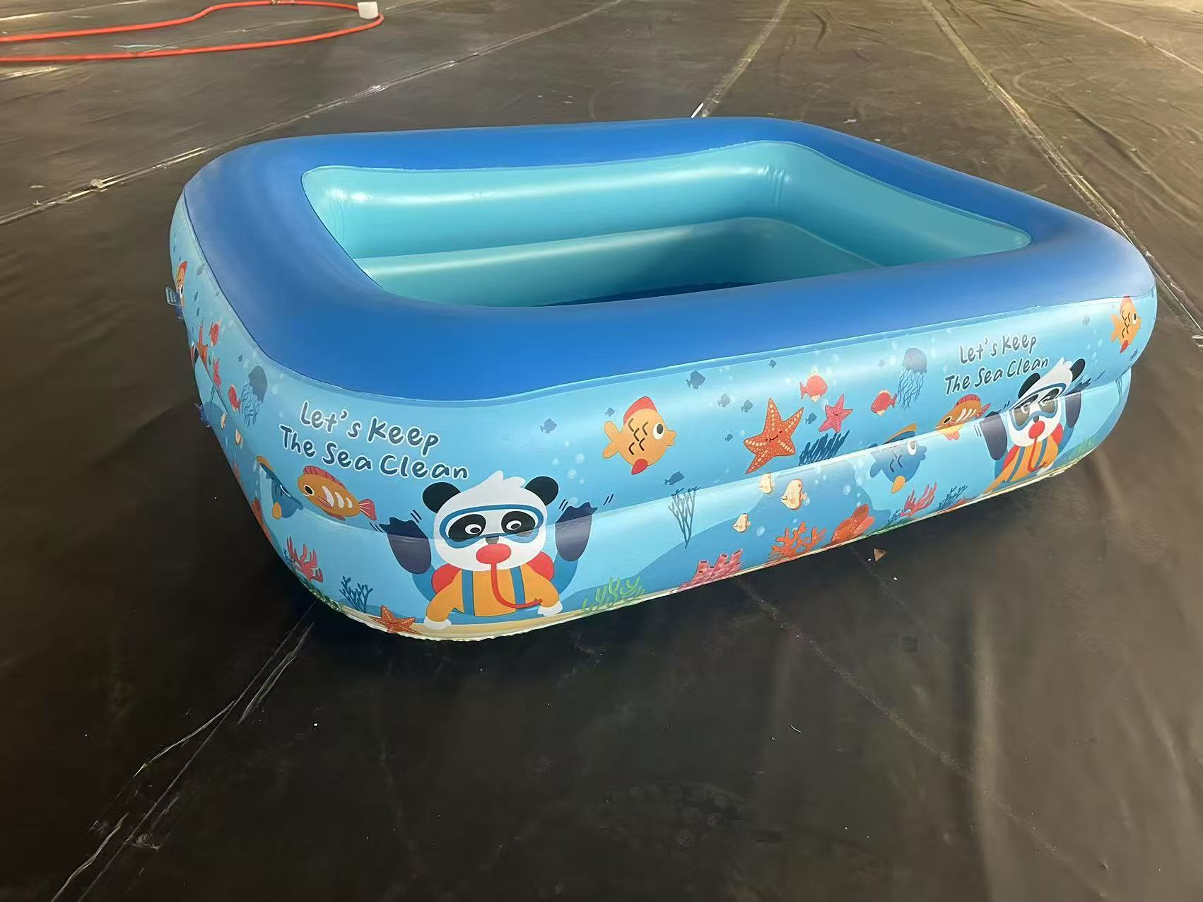 Large outdoor inflatable swimming pool, children's ocean ball swimming pool fence, inflatable water large toy water play pool Item Picture