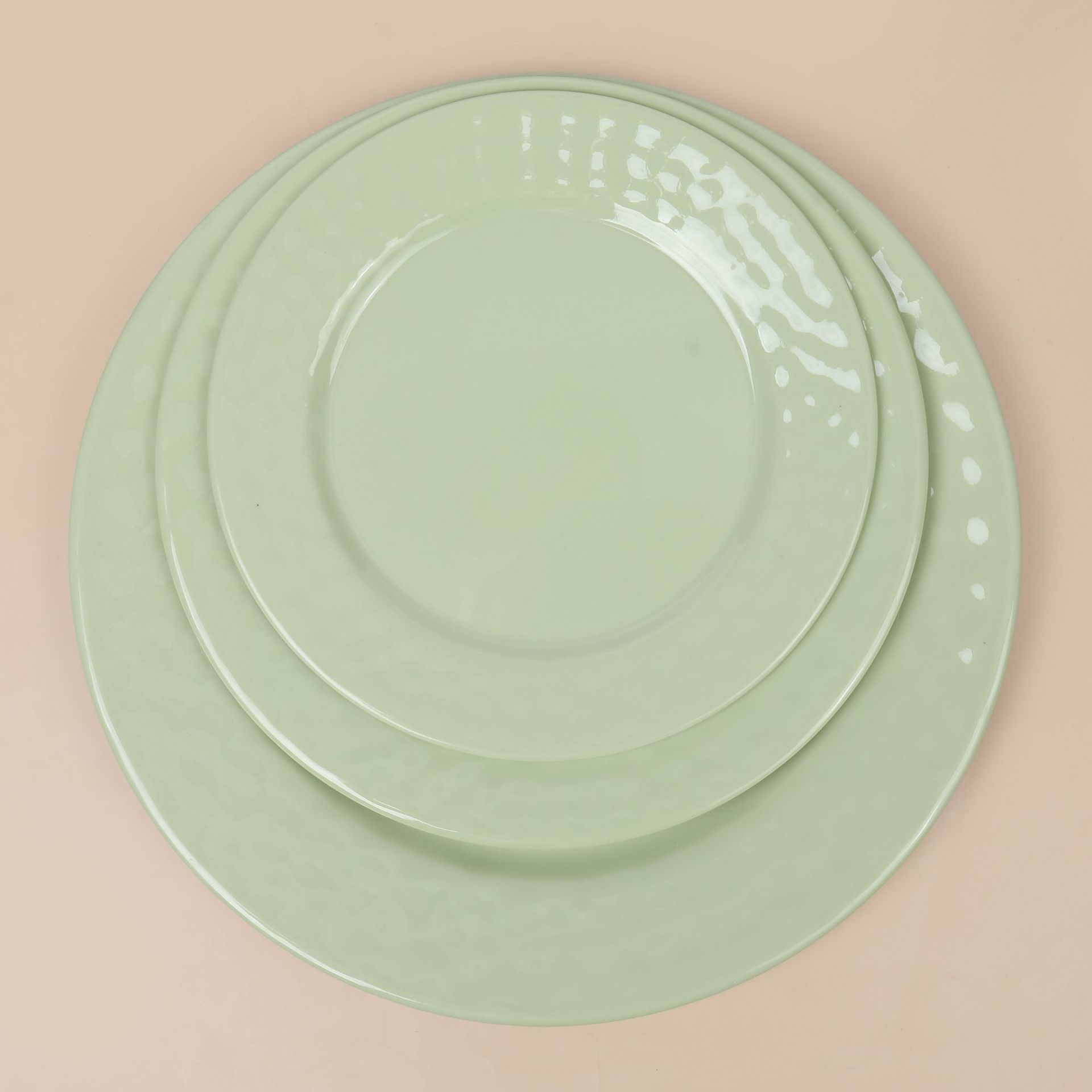 New model A5 Xiangyuan melamine tableware for foreign trade export, special plates for hot pot restaurants, commercial plates, barbecue plates, and imitation porcelain matching Item Picture