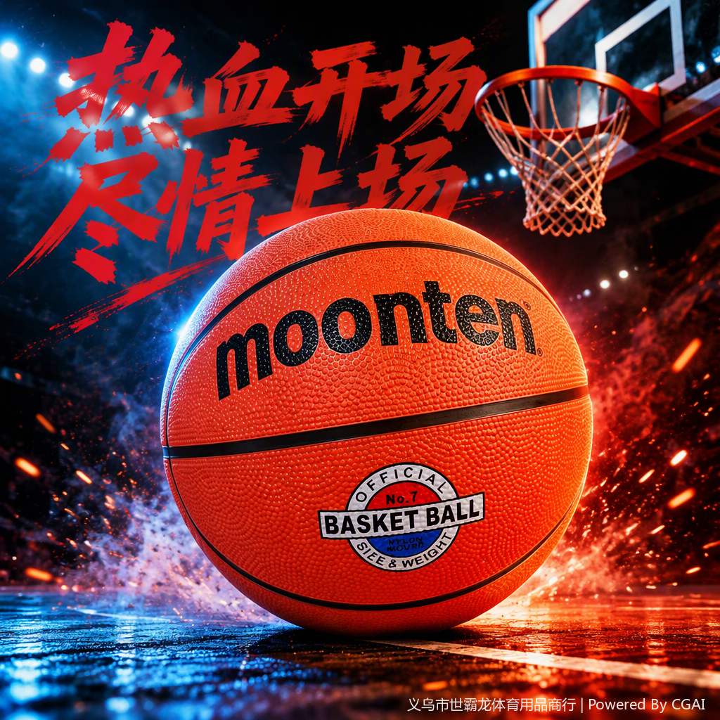 Professional wear-resistant orange basketball game training, suitable for both adults and children