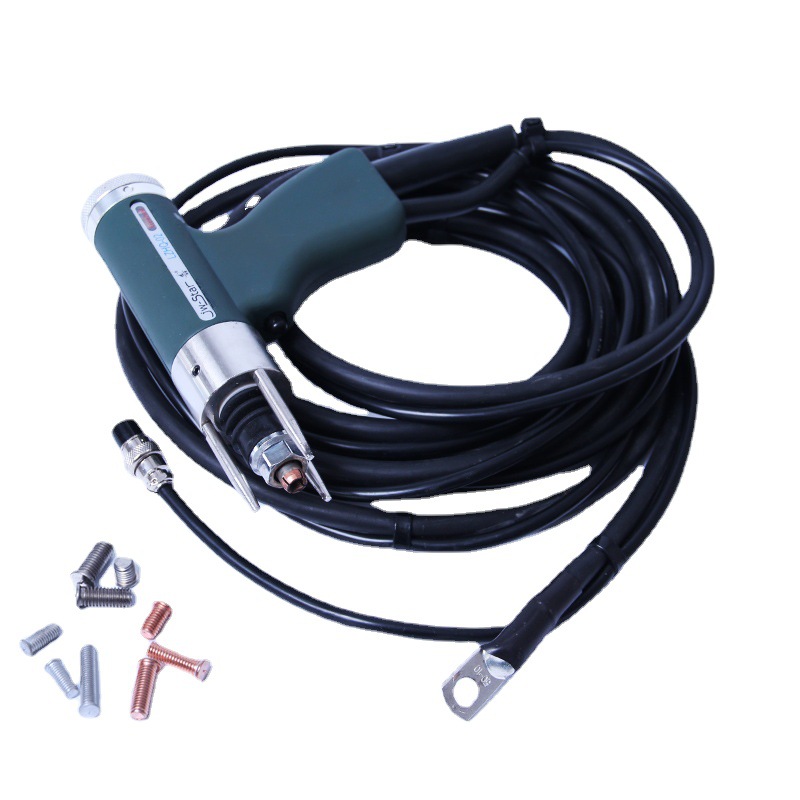 Andeli stud welding machine types, welding machine accessories, nameplates, welding machine screws, screws, Black Wolf stud welding guns, chucks Application Scenario