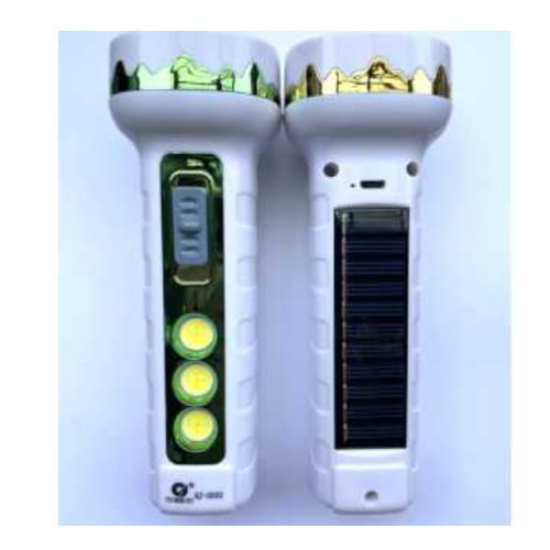 新款家用小型户外太阳能充电电商款式手电筒