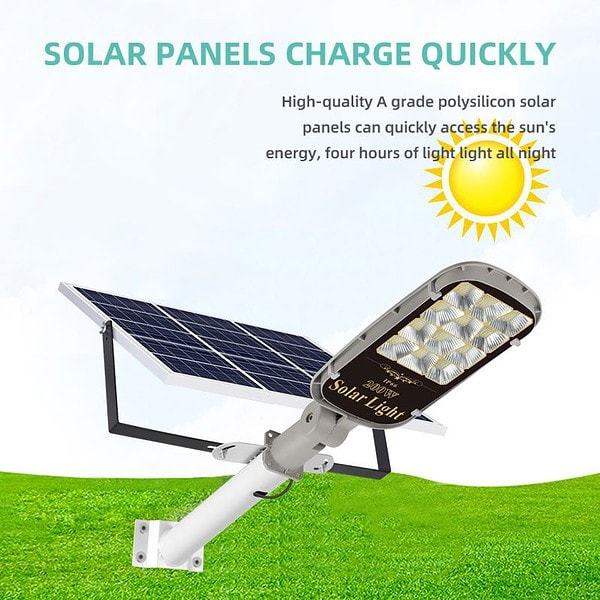 AIBUCUO Jubo Solar street lamp Engineering Lighting Garden lamp LED high-power solar waterproof street lamp details Picture