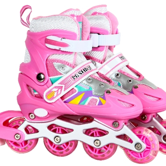 Roller skates for children, beginners, single-row roller skates, boys' and girls' roller skates, roller skates for little girls, adjustable Specification image