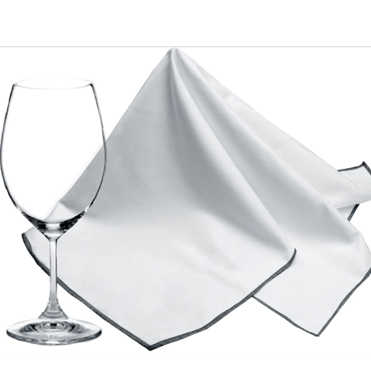 Special cloth for cleaning wine glasses, glass cup wiping cloth, lint-free glass cup beating cloth, rim cloth, professional cleaning cloth for wine glasses details Picture