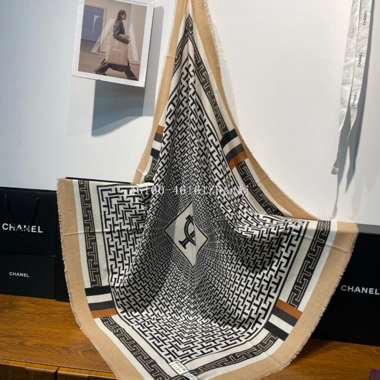 New cross-border export cash on delivery e-commerce live streaming fashionable classic velvet printed square towels supply chain Specification image