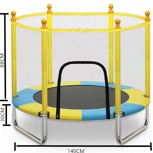 Cama bouncy casa niños interior bebé bouncy cama niño adulto fitness con protector de red hogar juguetes bouncy cama Application Scenario